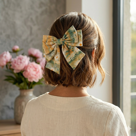 Autumn- Triple Hairbow