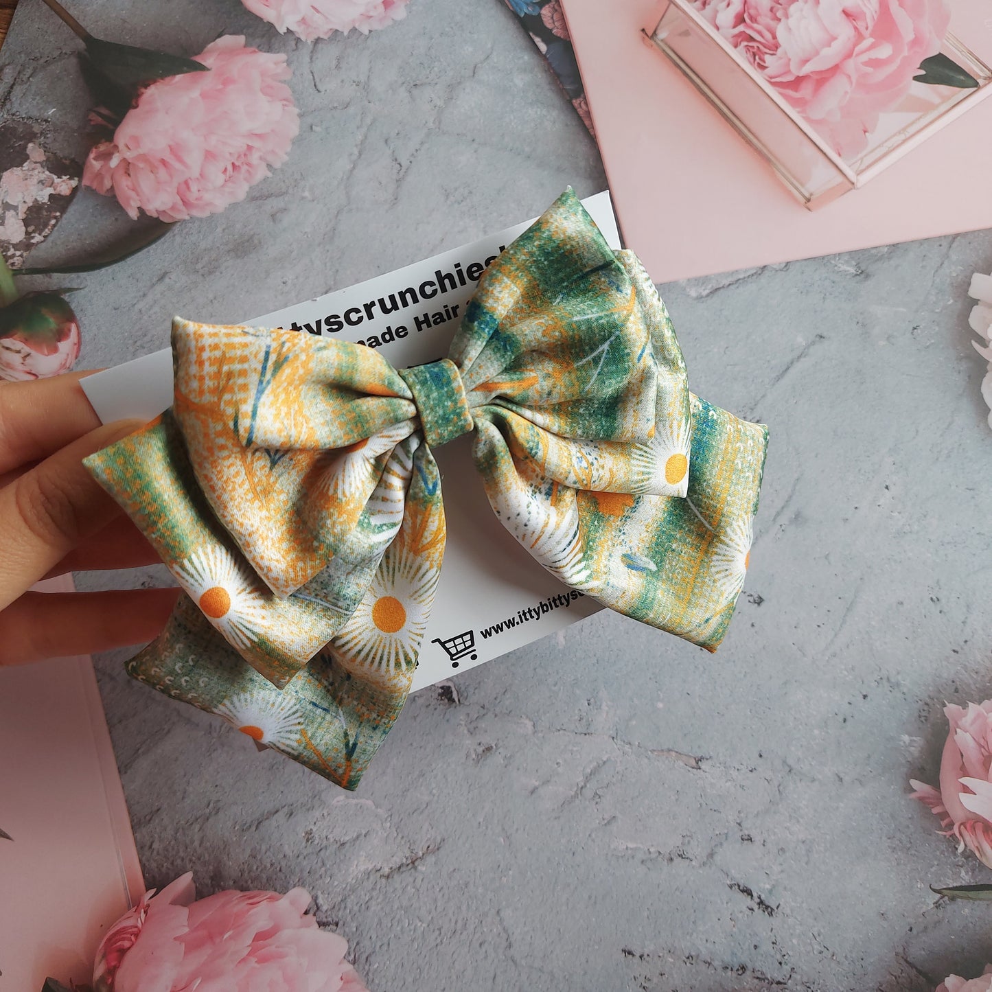 Autumn- Triple Hairbow