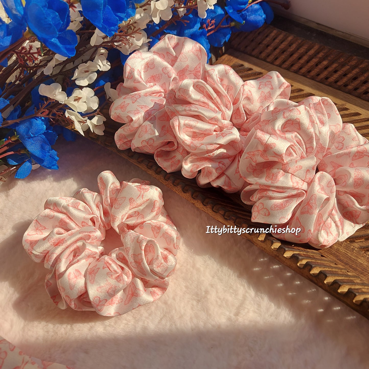 BUTTERFLY- HANDMADE SCRUNCHIE