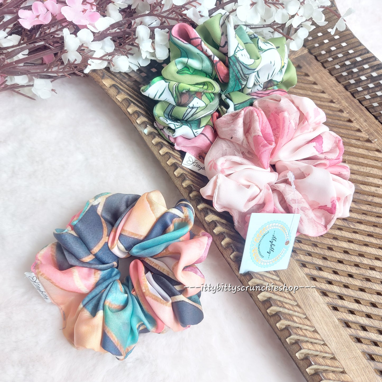 LUXE COMBO- HANDMADE SCRUNCHIE