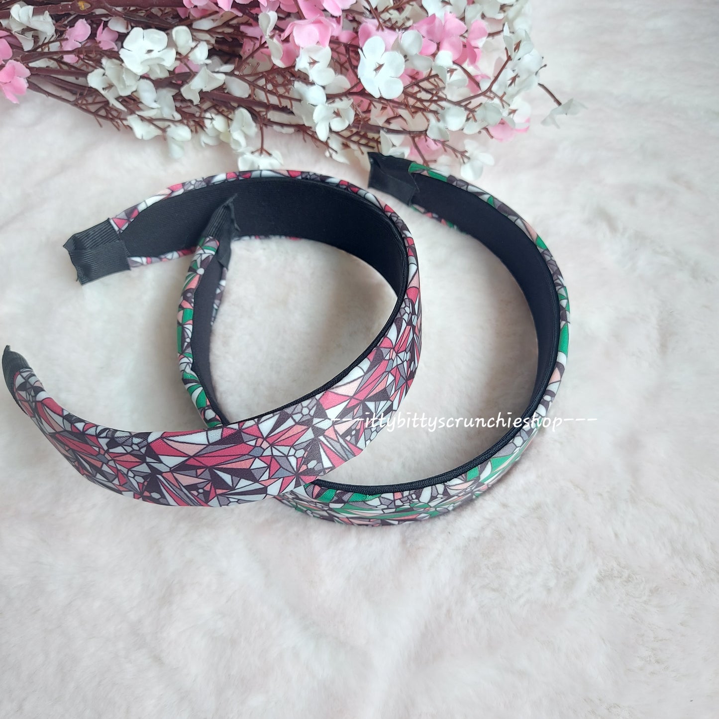 Printed Satin Headband | Soft & Comfortable Hairband for Women
