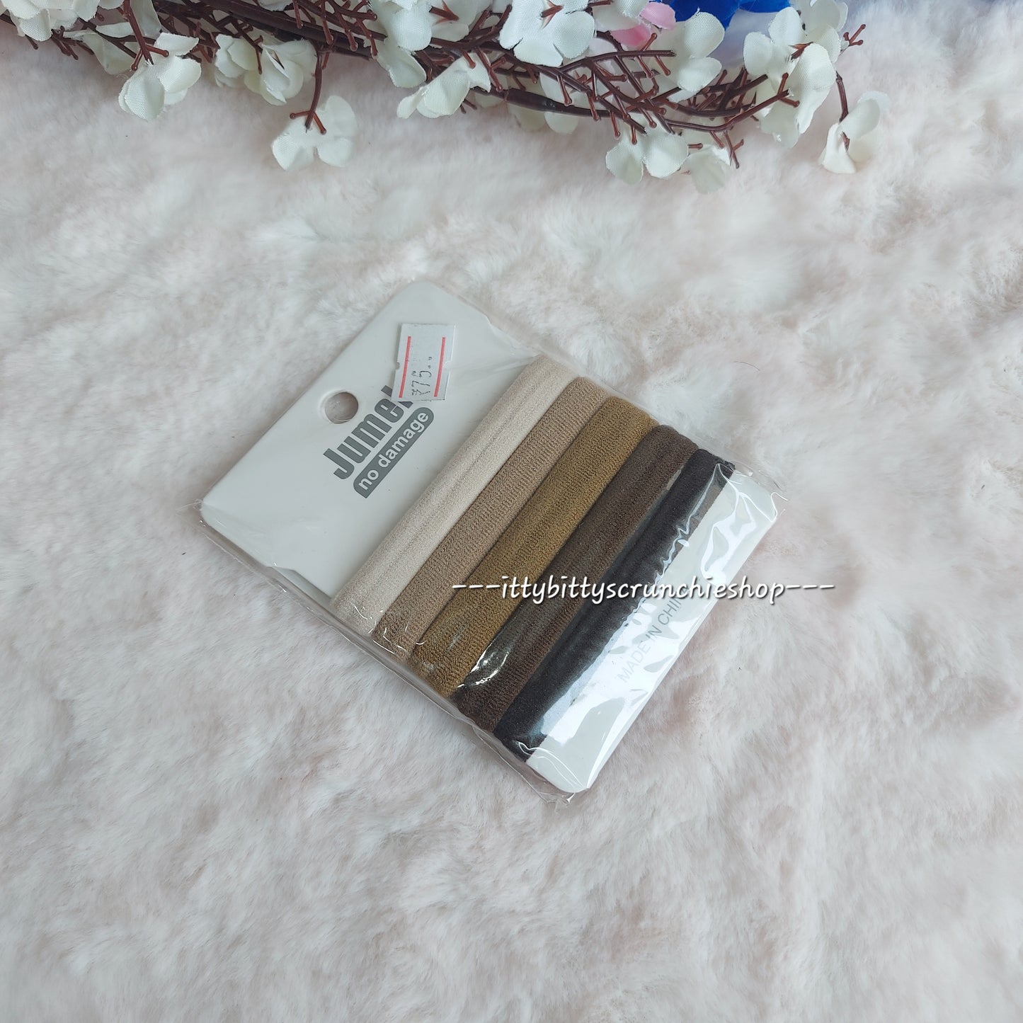 Premium Everyday Hair Rubber Bands – Pack of 3 cards