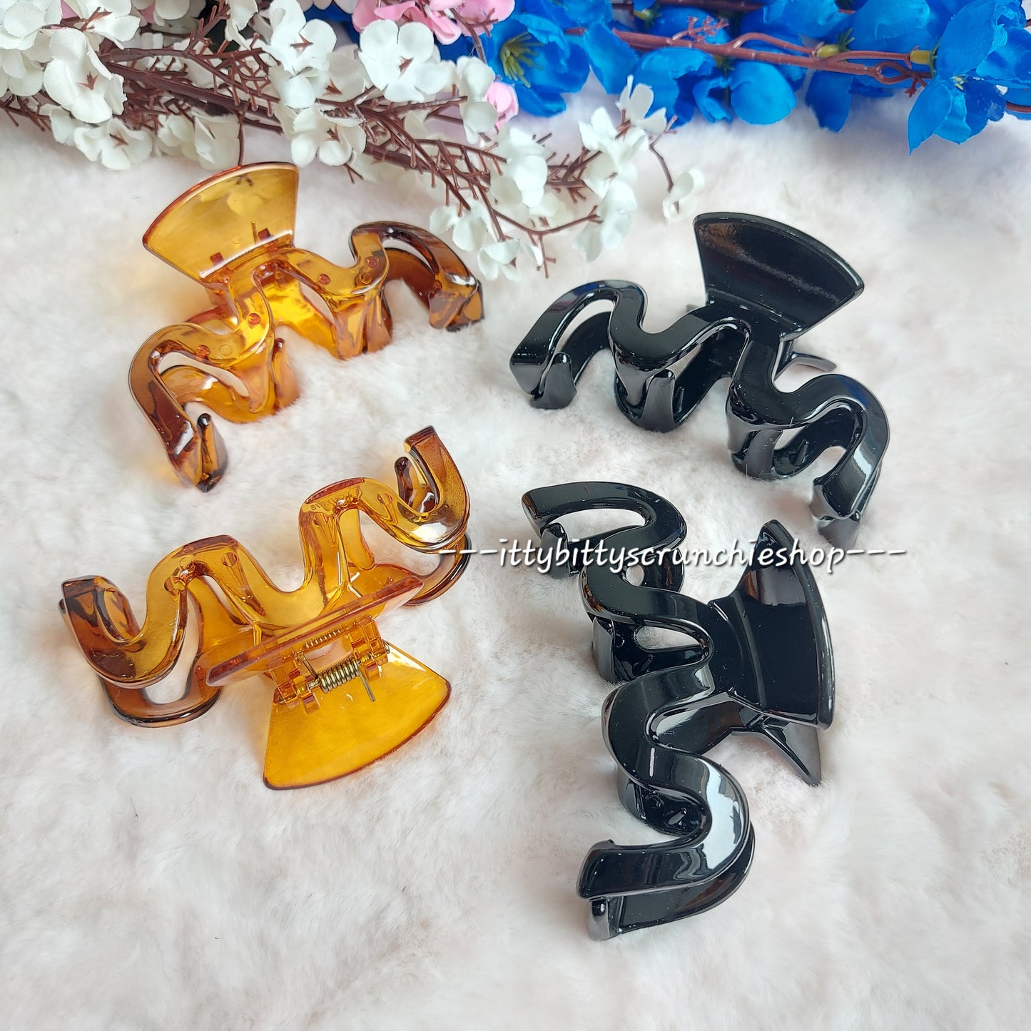 ZIG ZAG HAIRCLAW (GLOSSY) - 8.5 CM