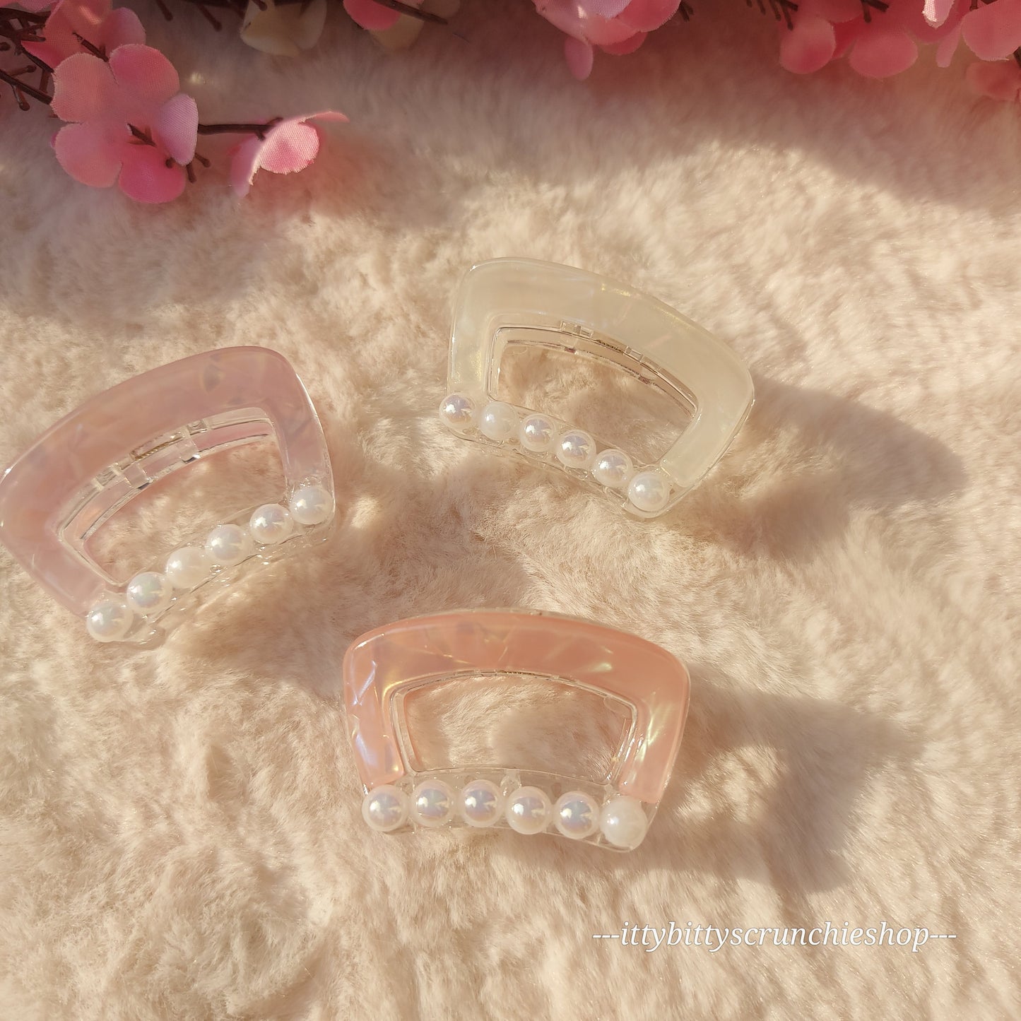 Marble look pretty Clawclips - 4.5CM