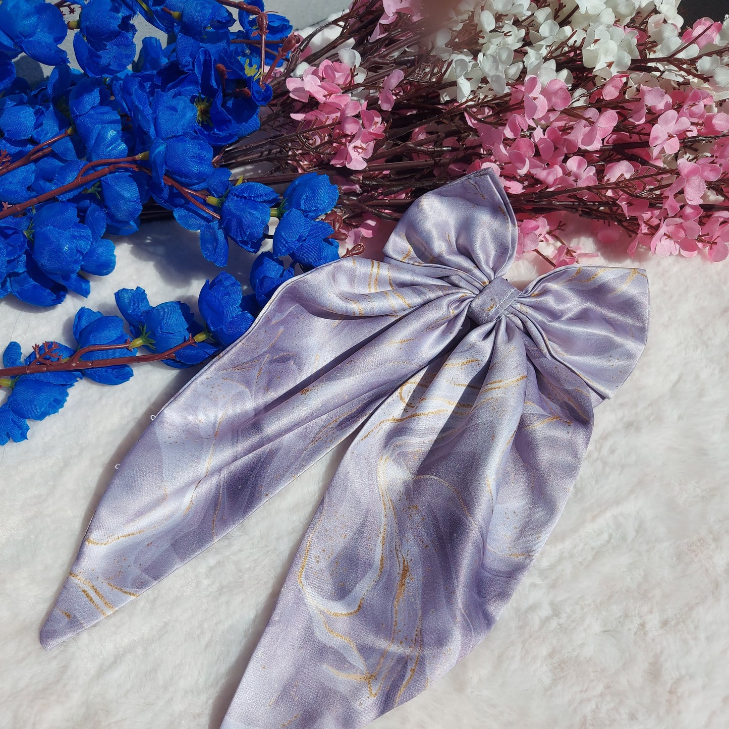 Ocean Swirl - TAIL HAIRBOWS