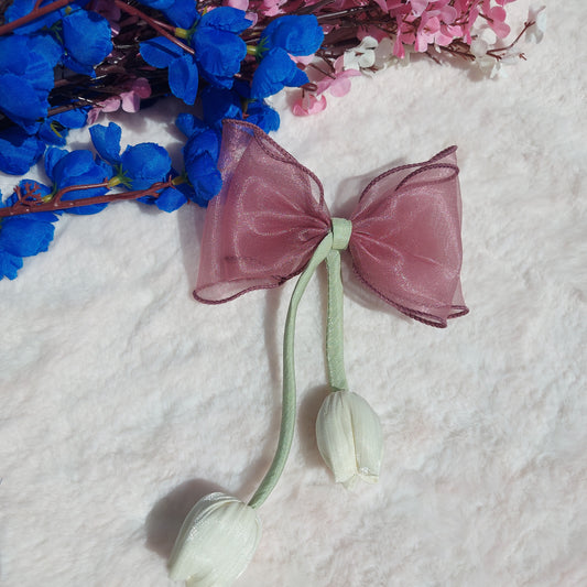 LOTUS HAIRBOW