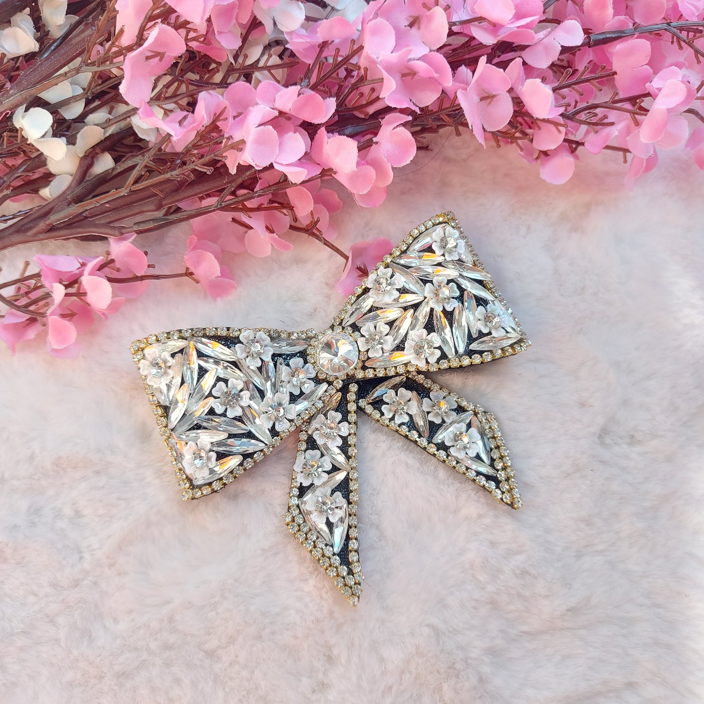 FAITH - BEJEWELED HAIRBOW