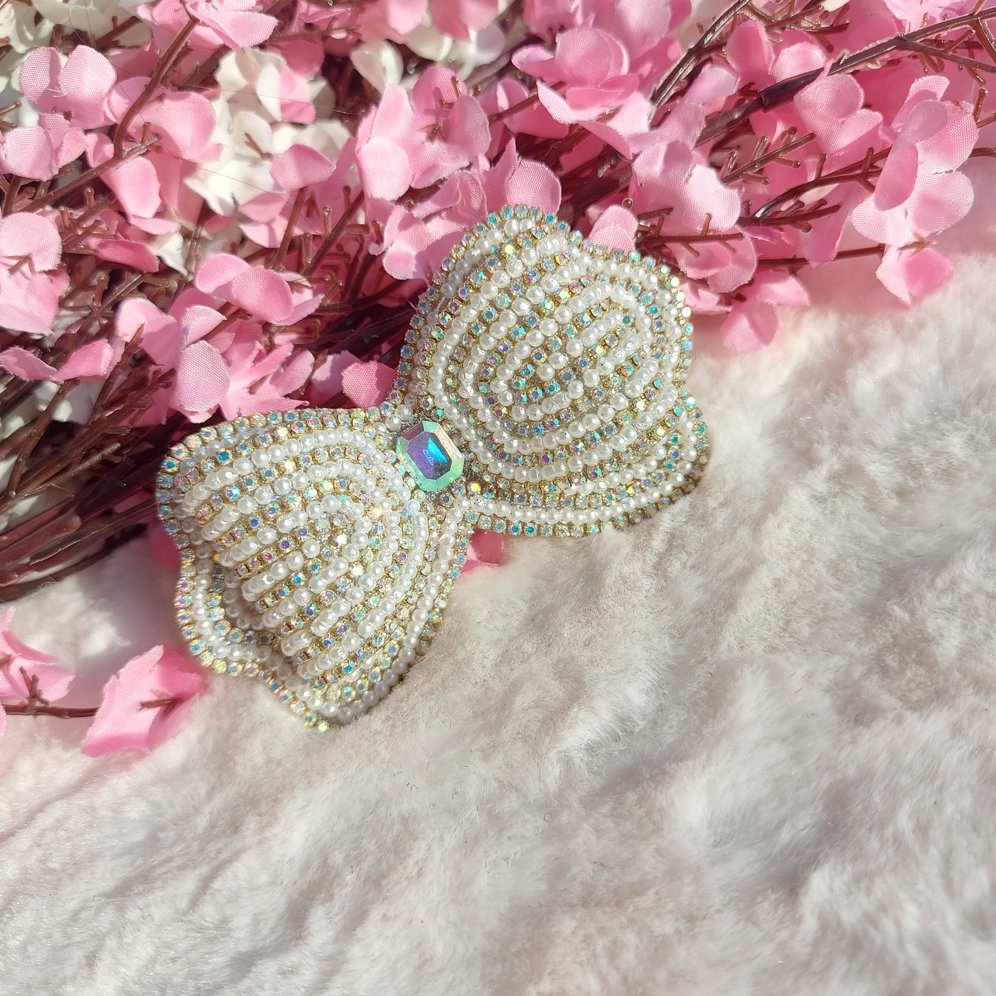 LYLA SILVER - BEJEWELED HAIRBOW