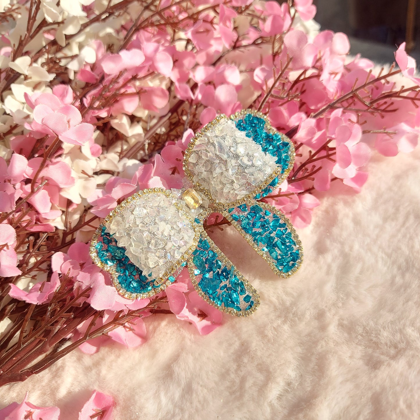 Prismatic Shine - Bejeweled Hairbow