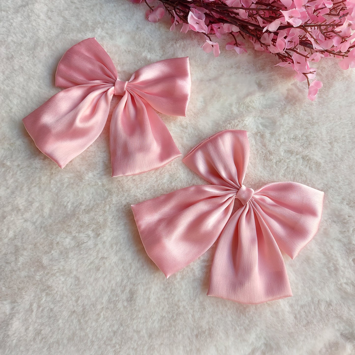 Cherry Pop - SATIN HAIRBOW