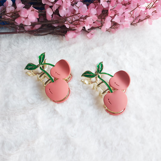Cherry-Shaped Metal Claw Clip- 6.5CM