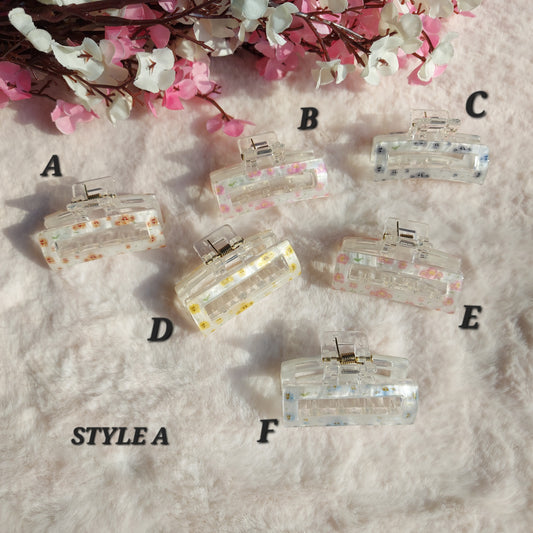 BOFEINI Classic Glossy Square Hair Clawclip – 5CM | Strong Grip Mini Claw for Daily Wear