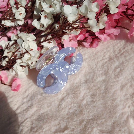 Infinity Shaped Marble Gloss Hair Claw Clip 6CM | Premium Strong Grip Claw for Women