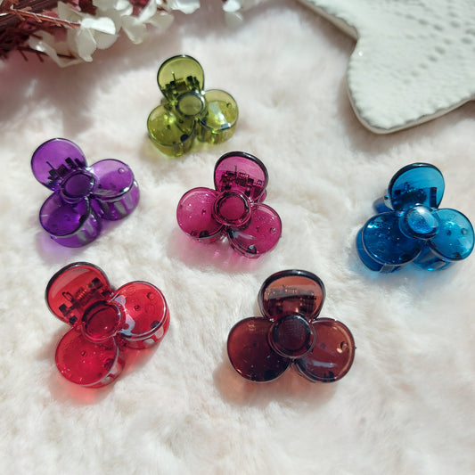 Korean Comfort-Grip Mini Hair Clips – 3CM (Set of 6)