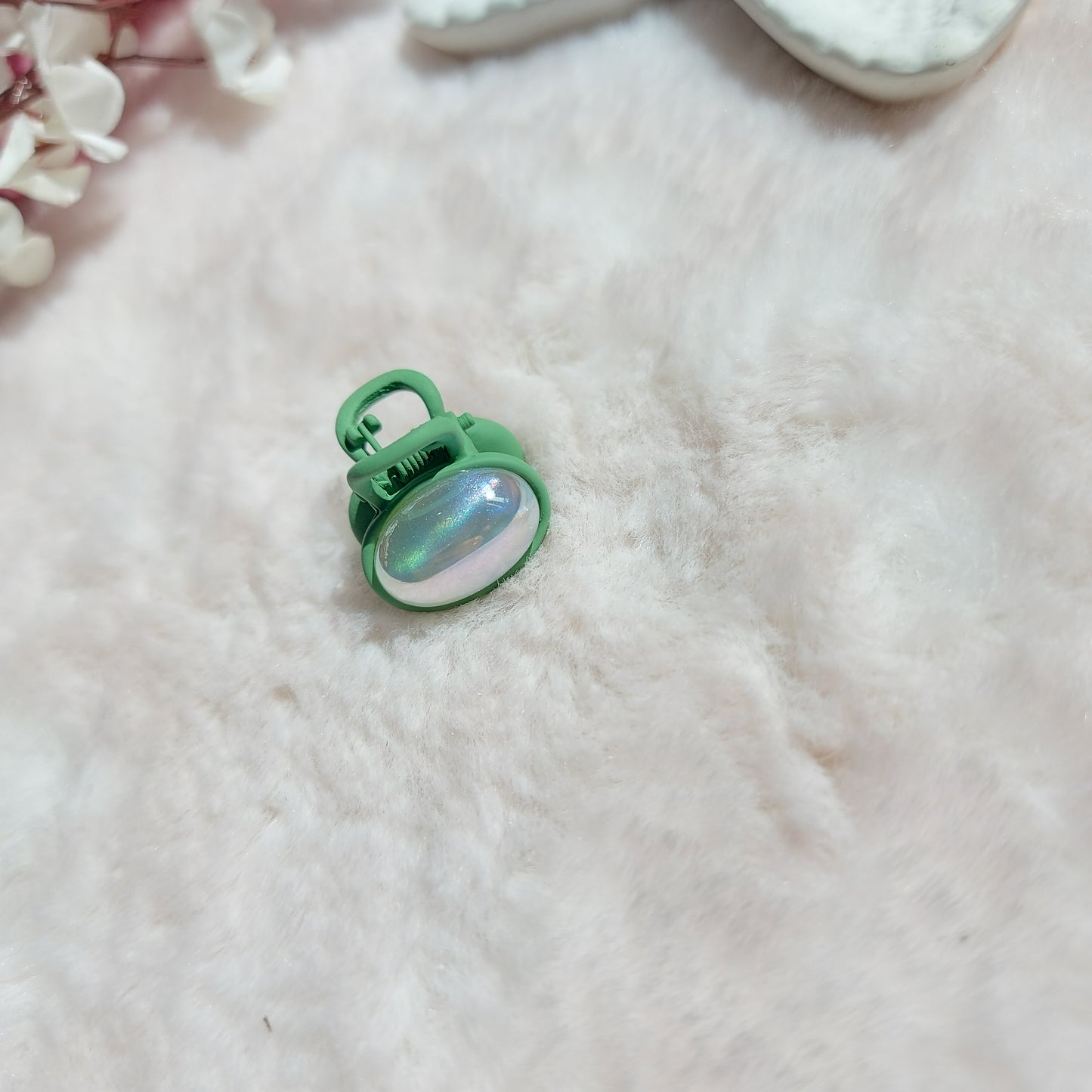 Opal Glow Claw Clip