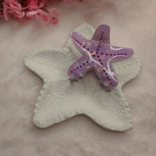 Starfish Glow Claw Clip 🌟