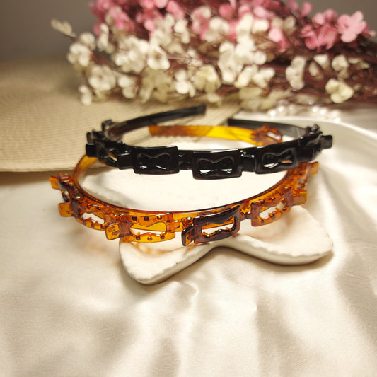 Unbreakable Clipin Korean hairbands set of 2