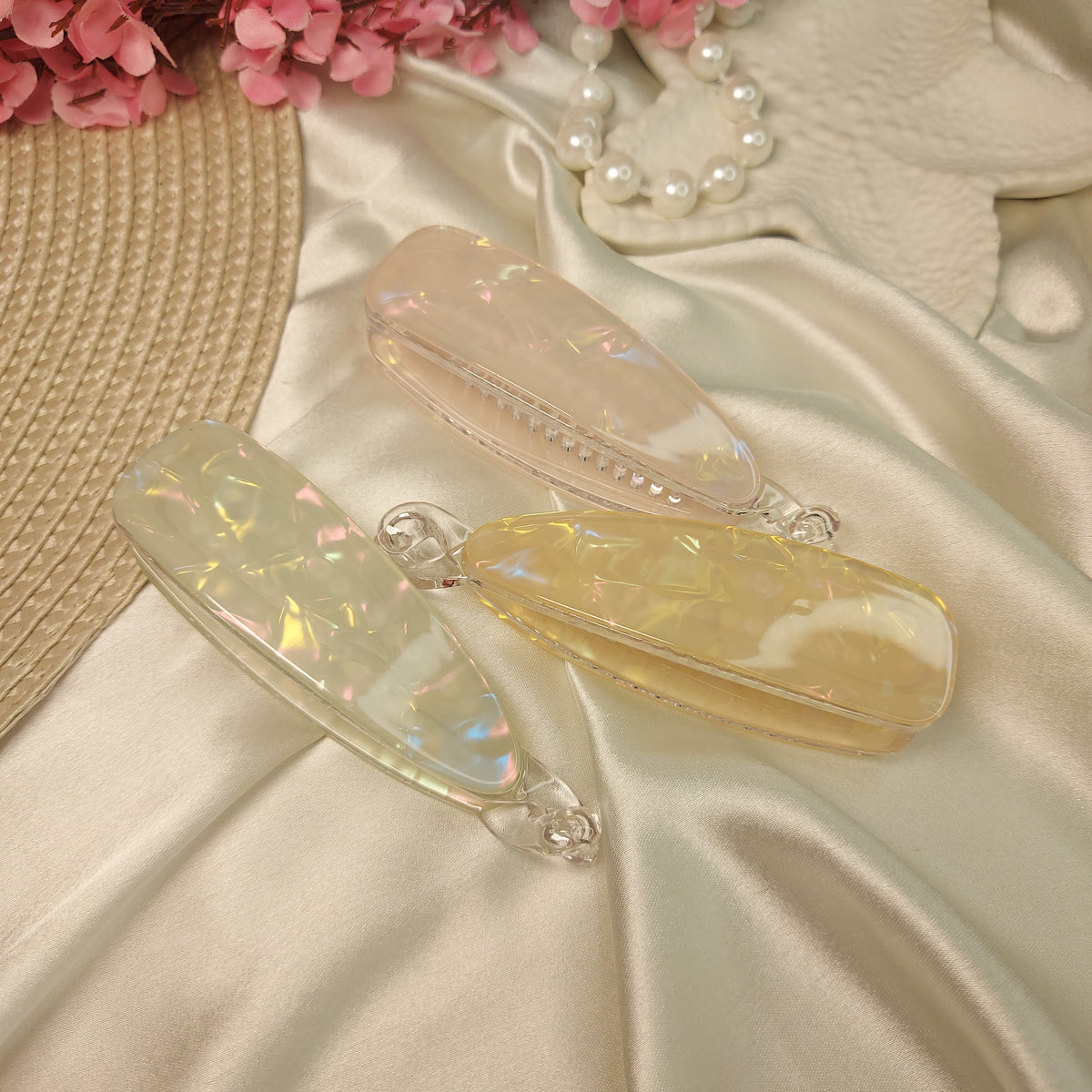 BOFEINI UV BANANA HAIRCLIP for Women – 9.5CM | Strong Grip Long Hair Clip | Daily & Party Wear