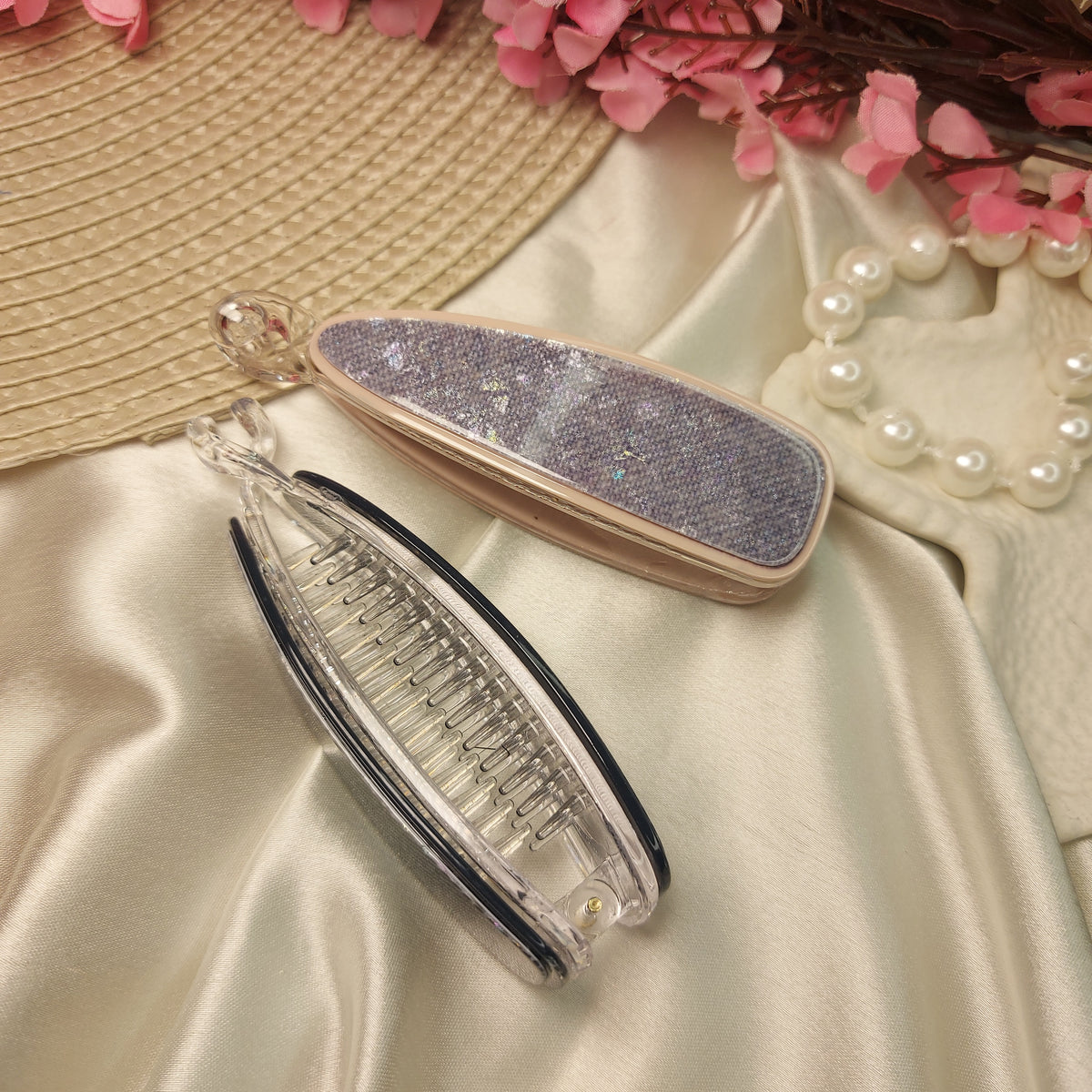 BOFEINI JEAN BANANA HAIRCLIP for Women – 9.5CM | Strong Grip Hair Clip | Daily & Party Wear
