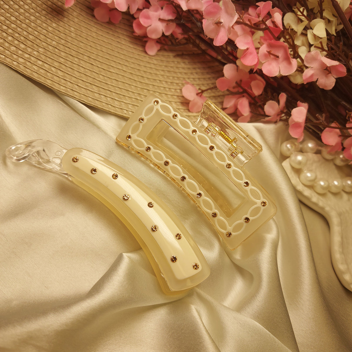 BOFEINI HAIRCLIP DUO for Women – 8.5CM | Strong Grip Hair Clip | Daily & Party Wear