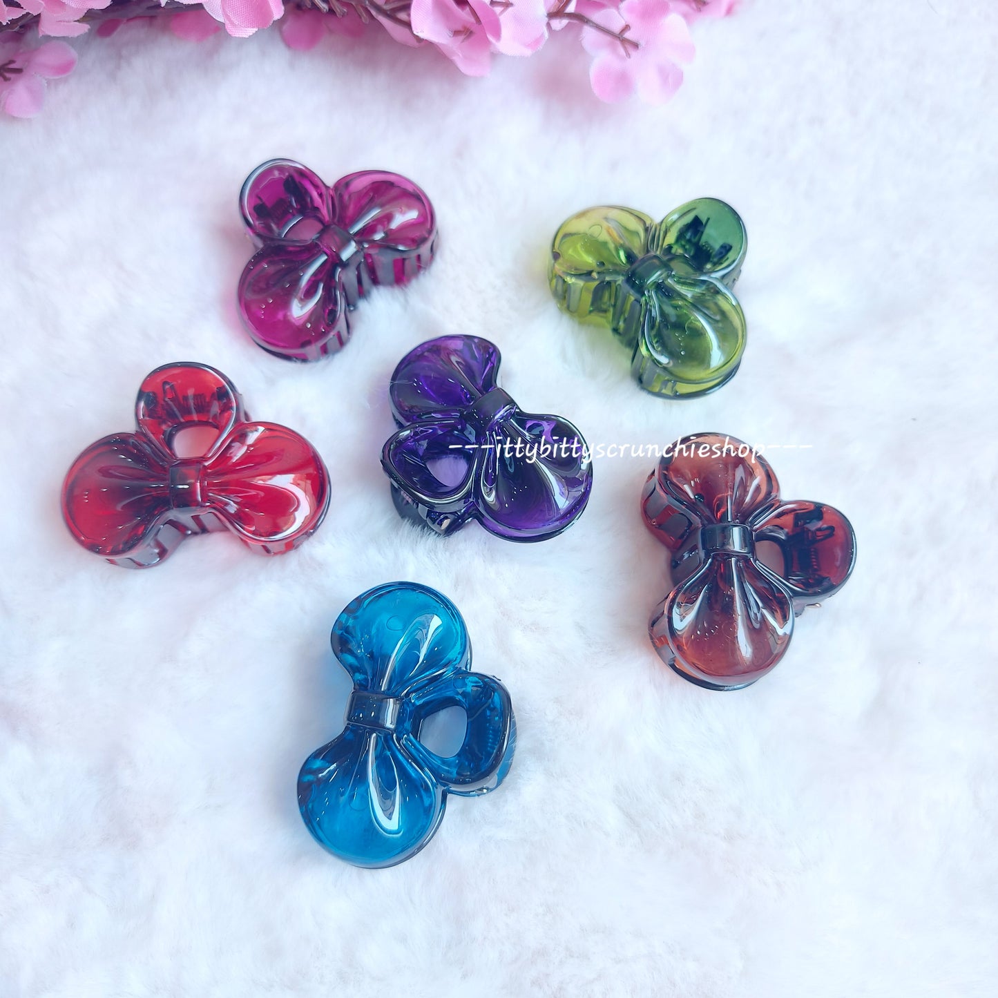 LITTLE BOW KOREAN HAIRCLAWS - 2INCHES Approx
