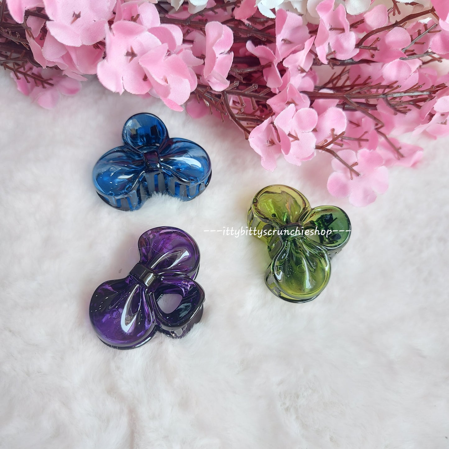 LITTLE BOW KOREAN HAIRCLAWS - 2INCHES Approx