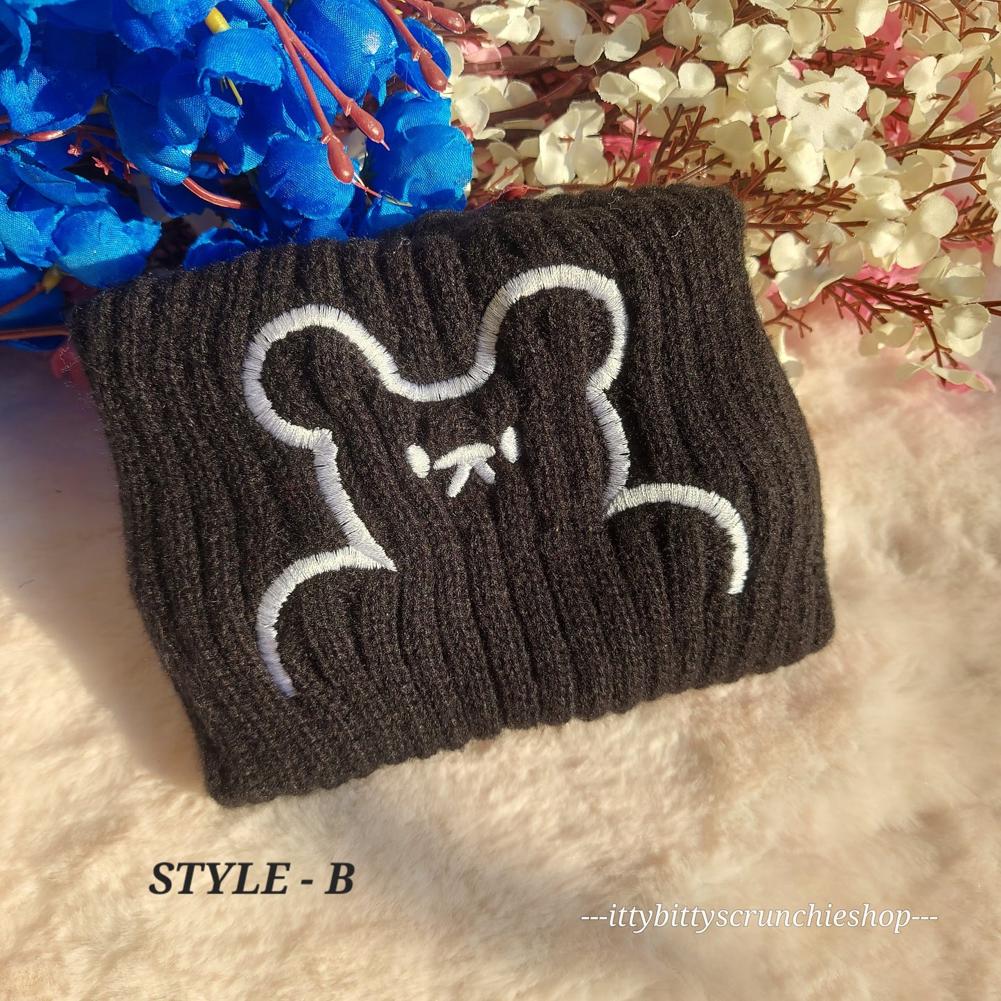 Crochet Headband wool ear warmer