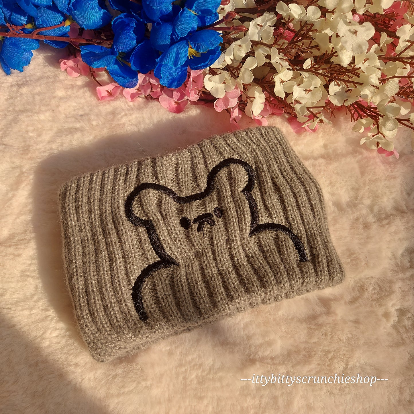 Crochet Headband wool ear warmer