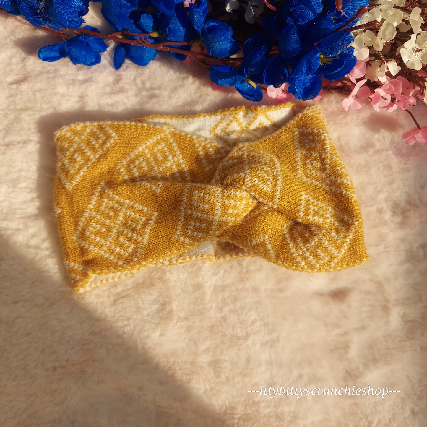 Crochet Headband wool ear warmer