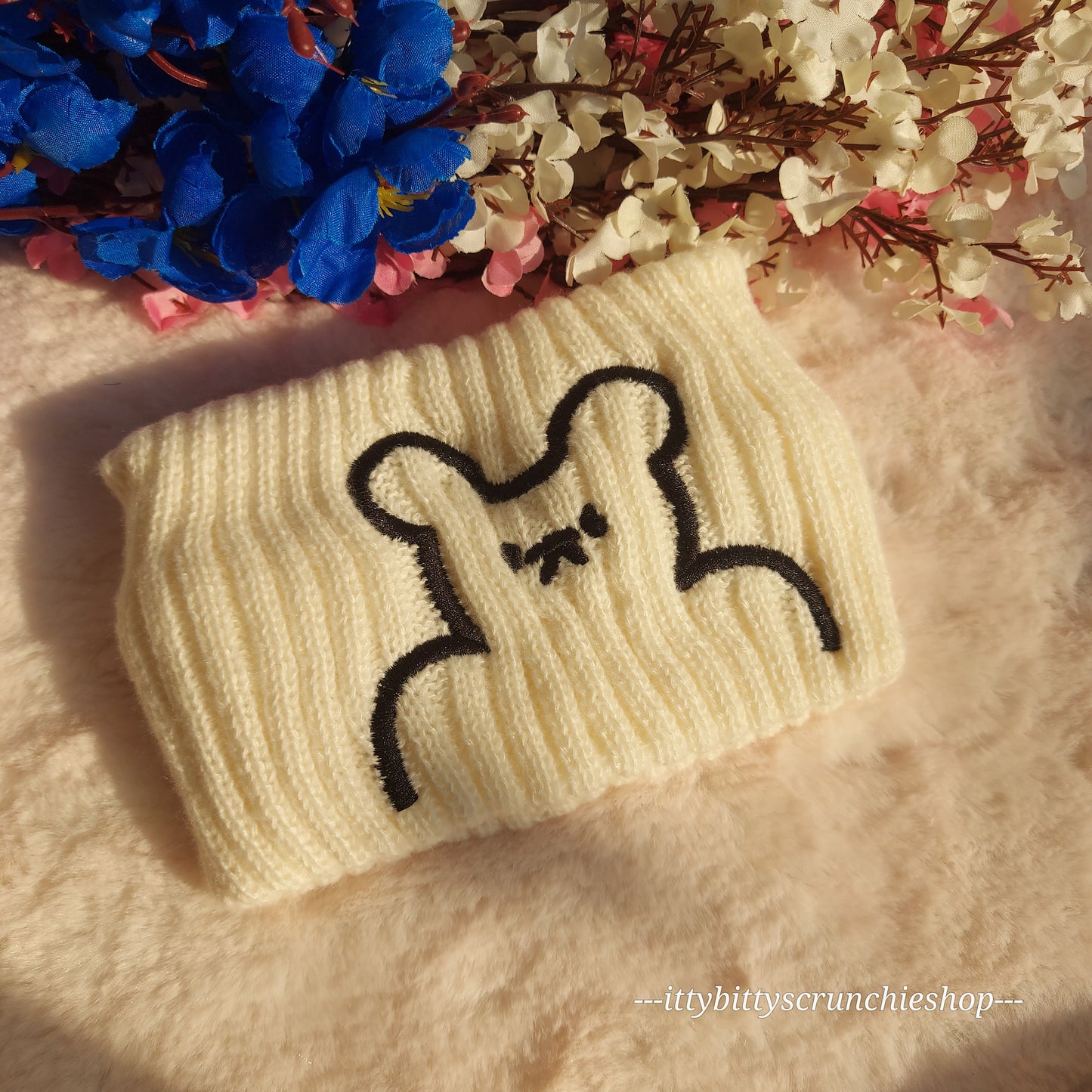 Crochet Headband wool ear warmer