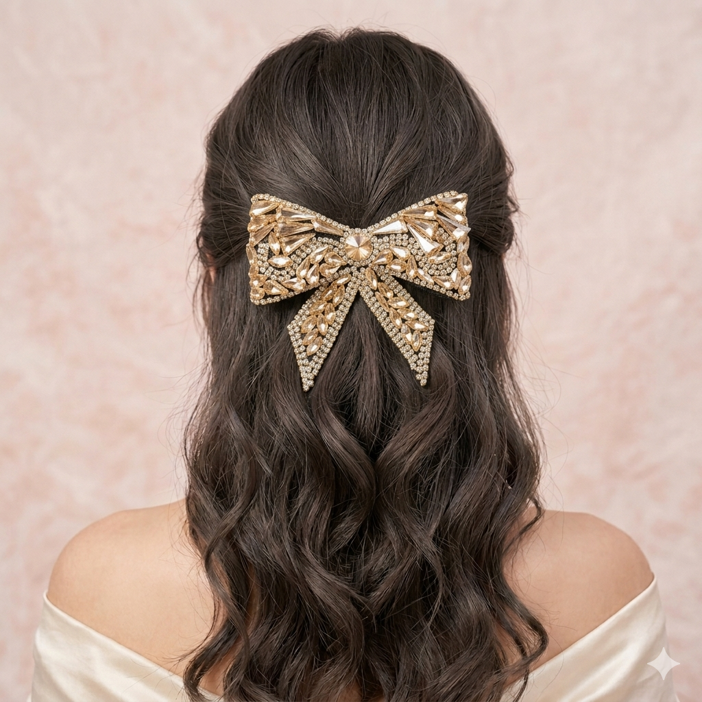 Aurora Spark - Bejewelled Hairbow