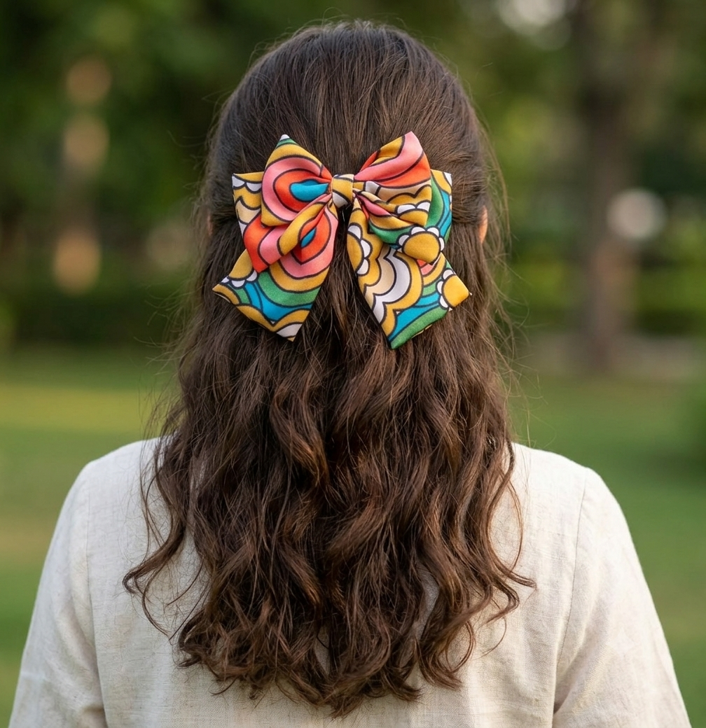 Rainbow - Triple Hairbow