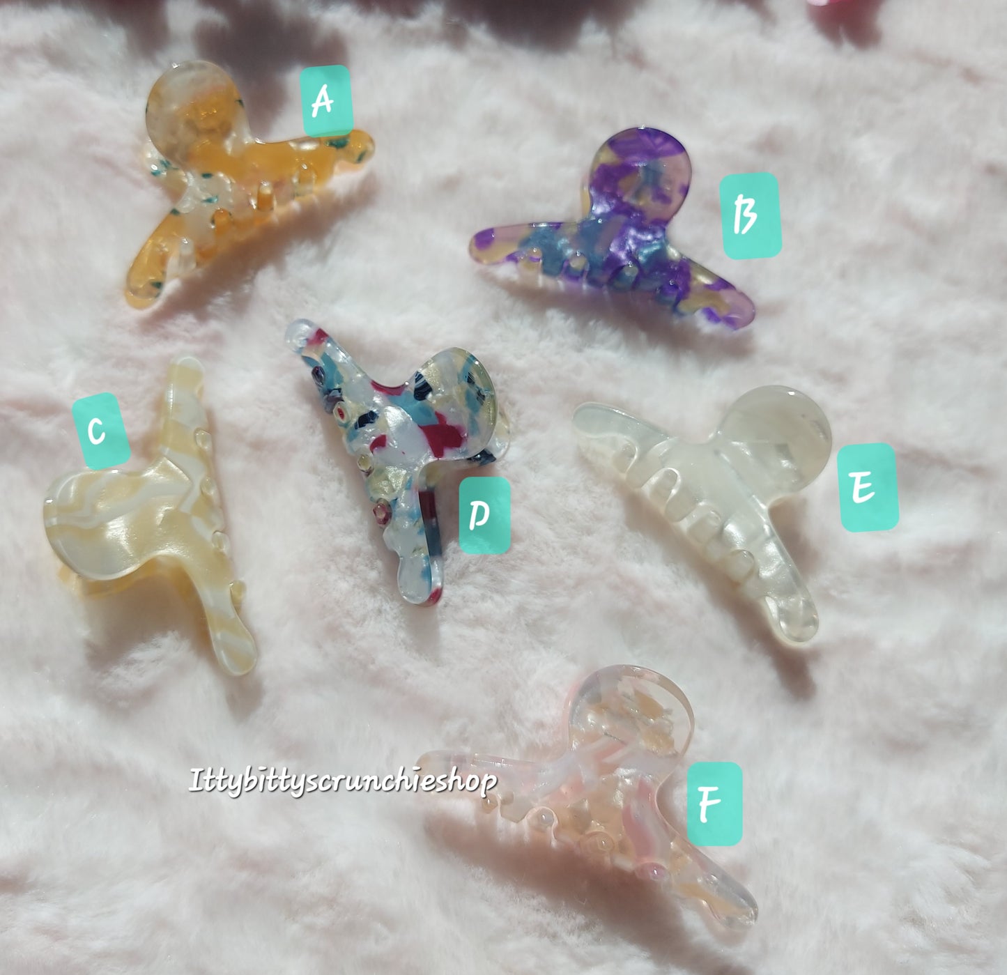 PREMIUM SHEET BANANA CLAWCLIPS - 5.5CM