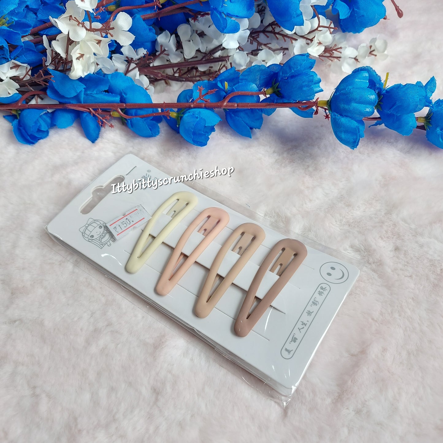 Set of 4  – Matte Silicon Tictac Clips