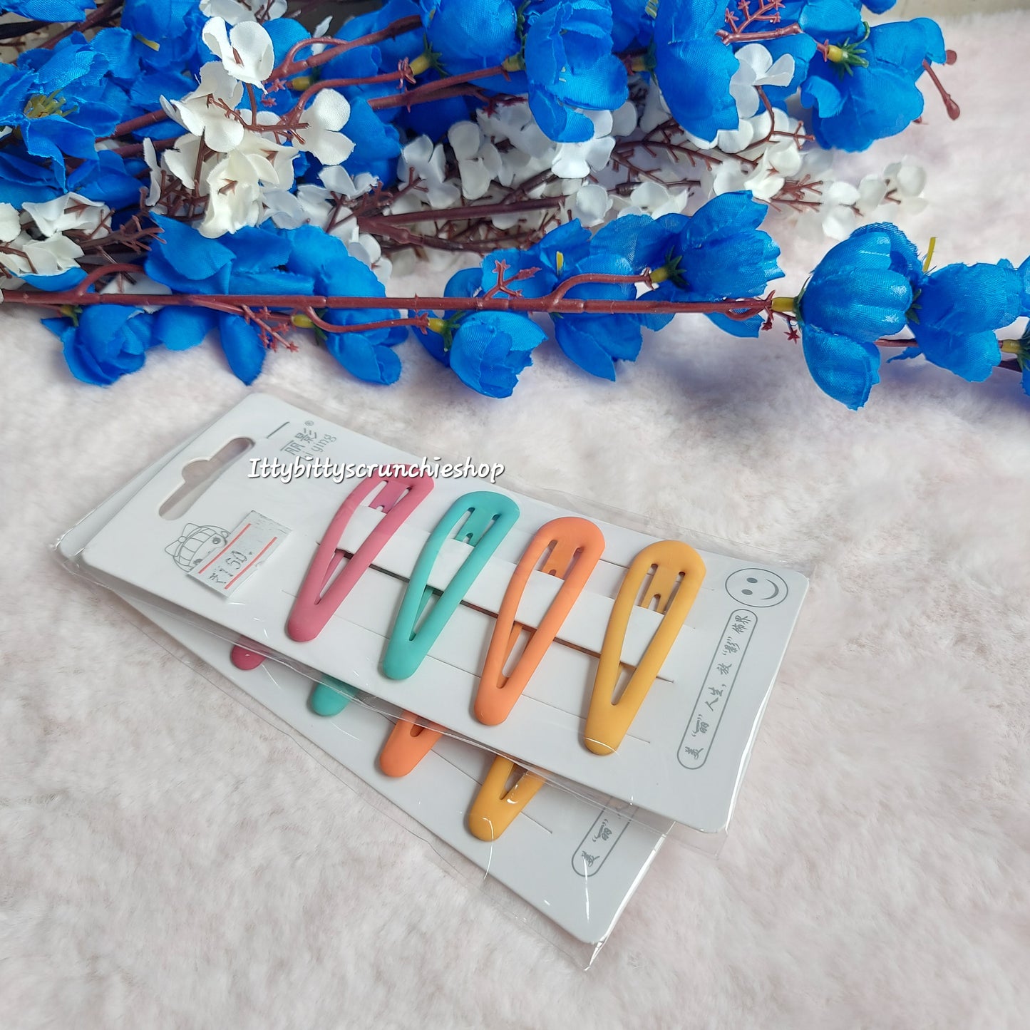 Set of 4  – Matte Silicon Tictac Clips