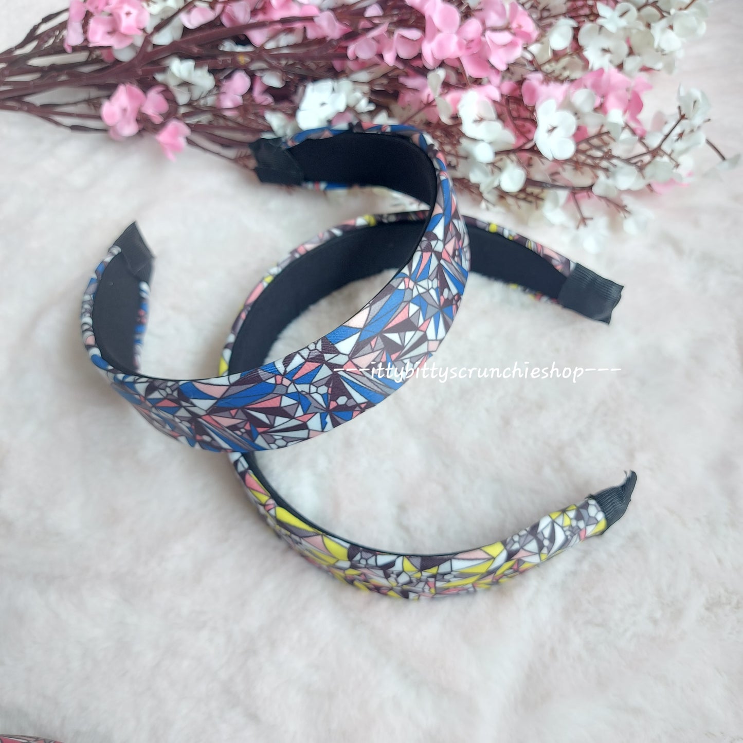 Printed Satin Headband | Soft & Comfortable Hairband for Women