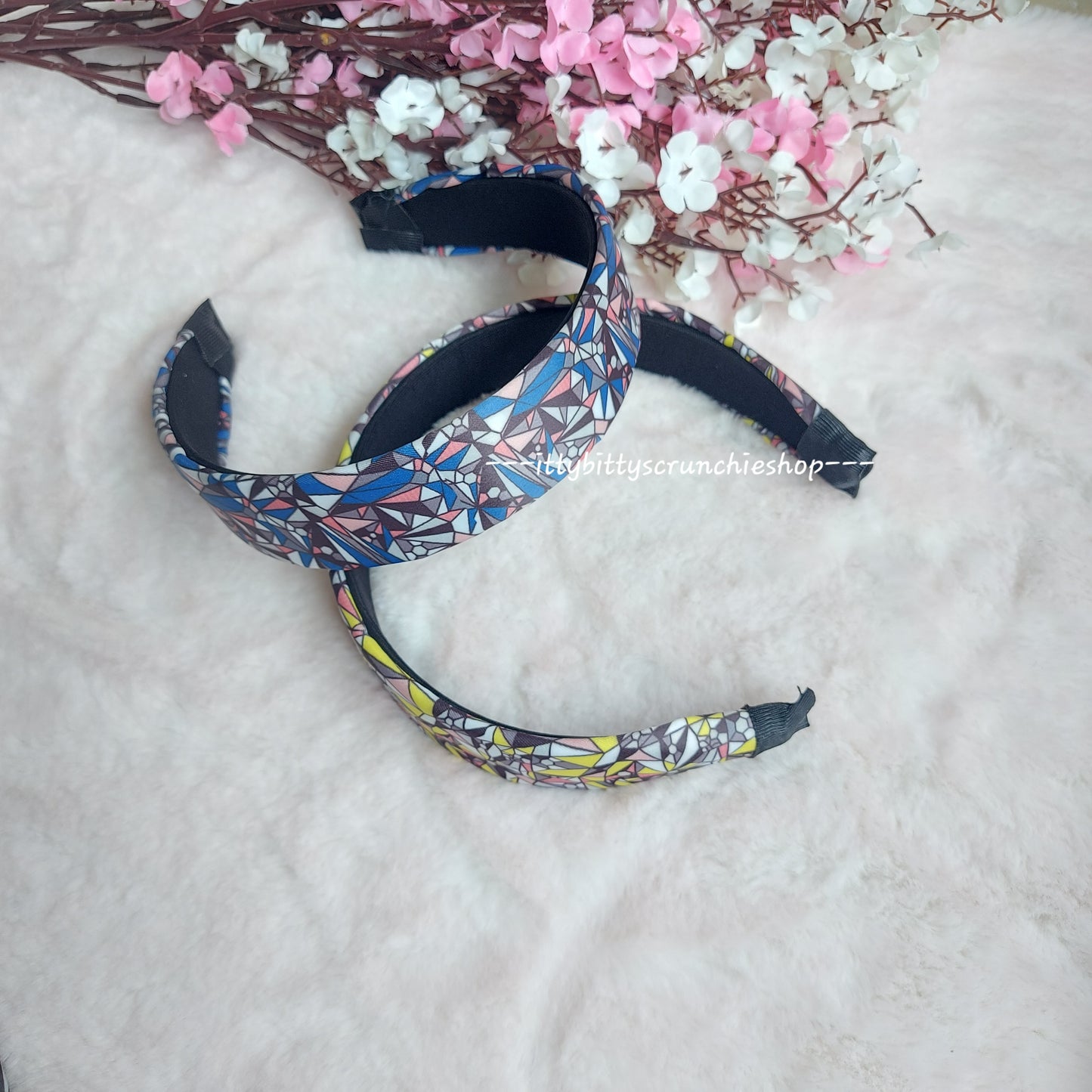 Printed Satin Headband | Soft & Comfortable Hairband for Women