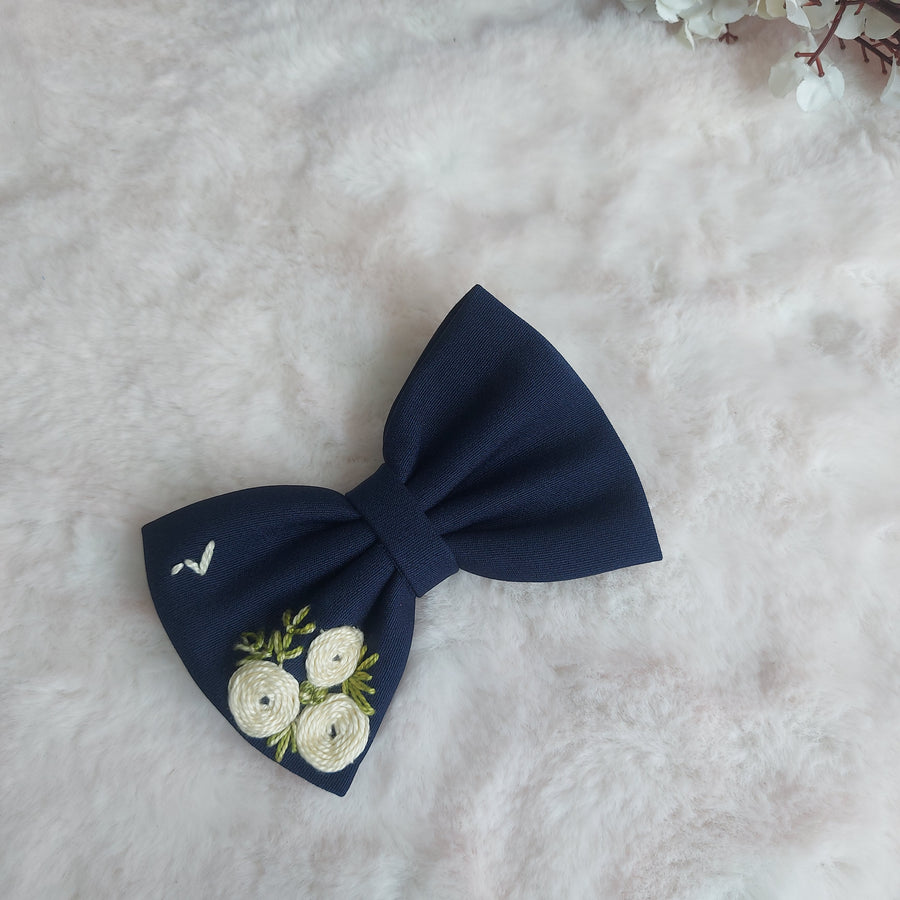 HAND EMBROIDERY HAIRBOW