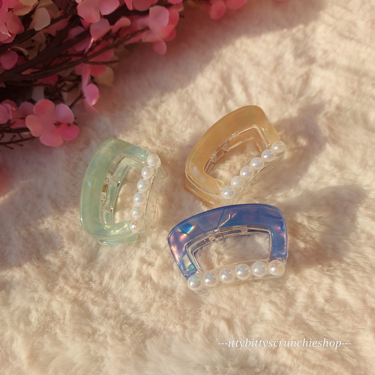 Marble look pretty Clawclips - 4.5CM