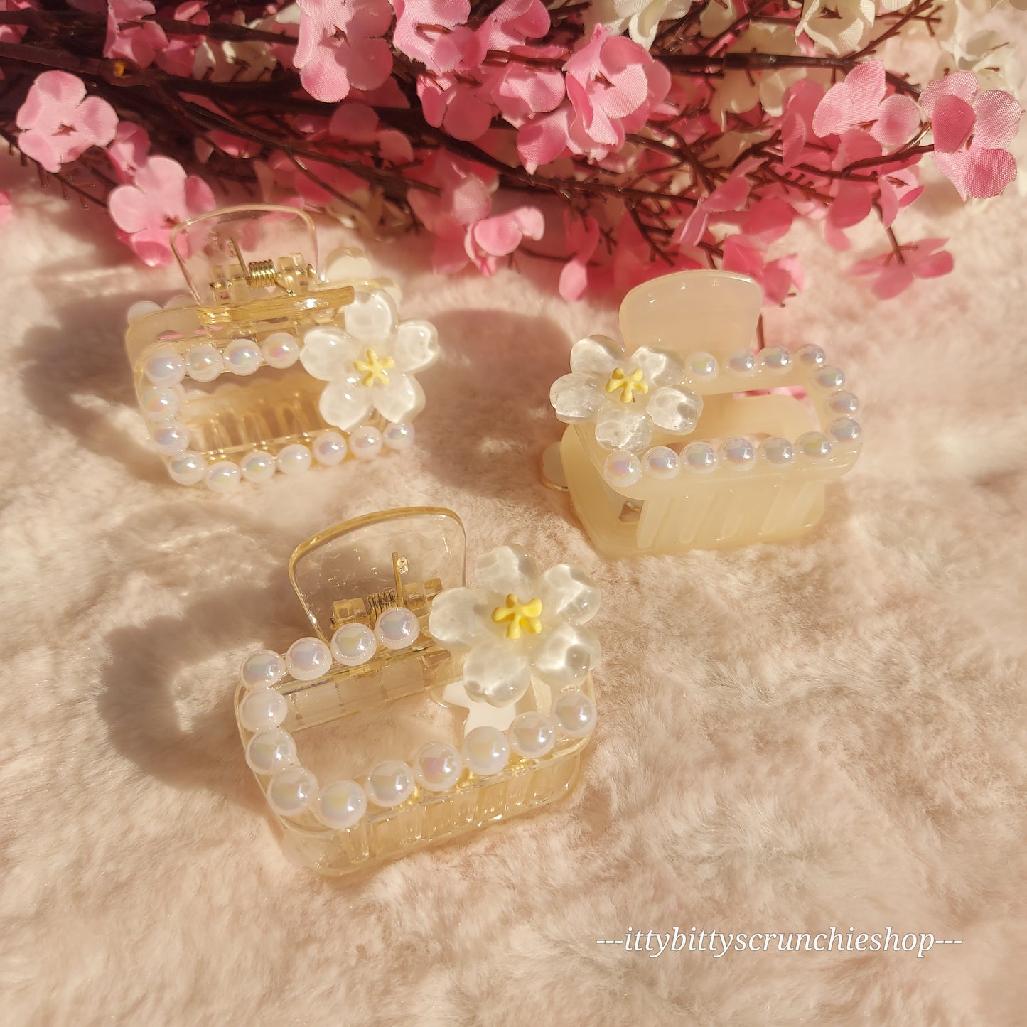 PREMIUM HAIRCLAW (FLORAL)- 4CM