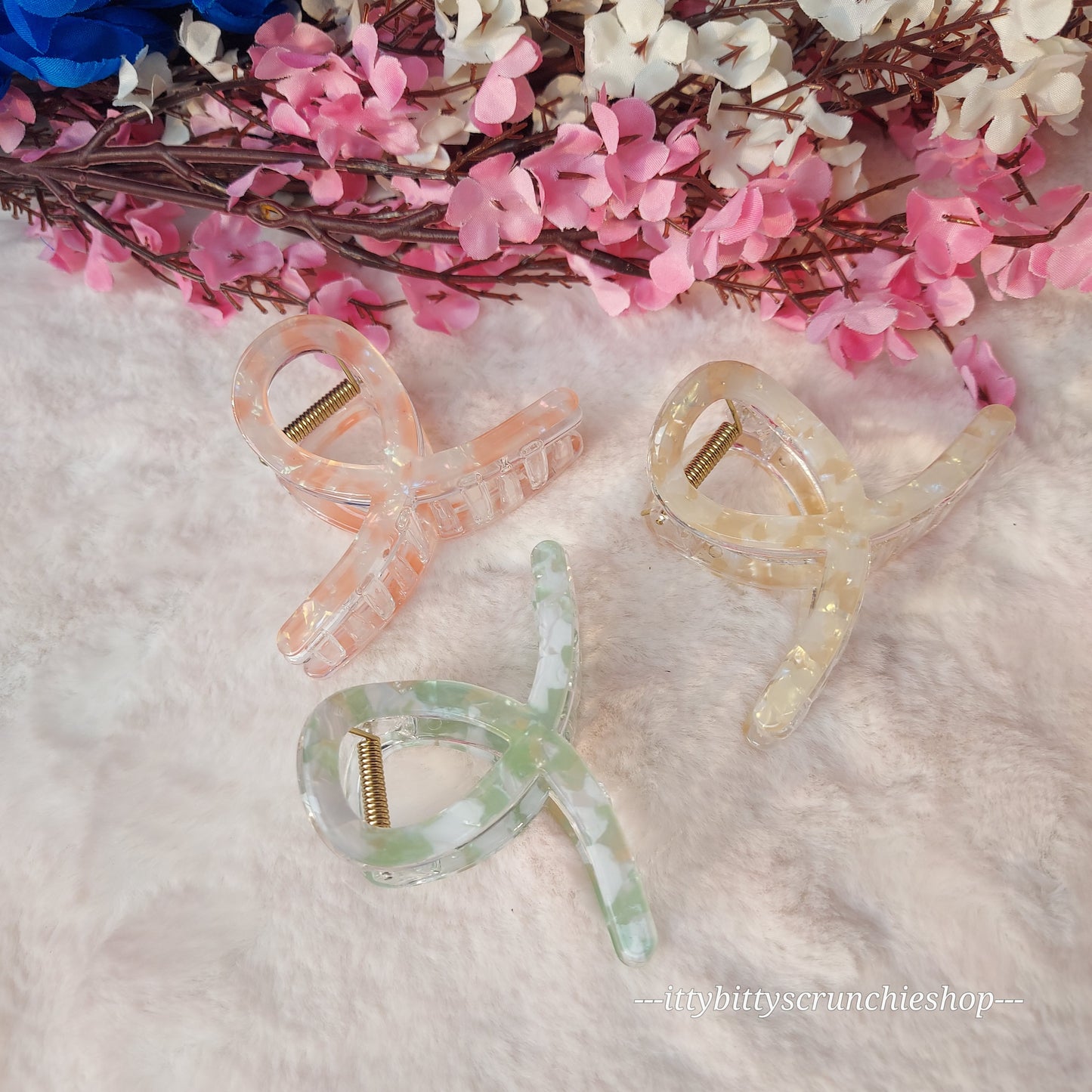 Premium sheet Clawclips - Marble finish 8CM