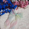 Fairy Tale Organza Pearl Hair Bow – 6 cm Bow with Alligator Clip
