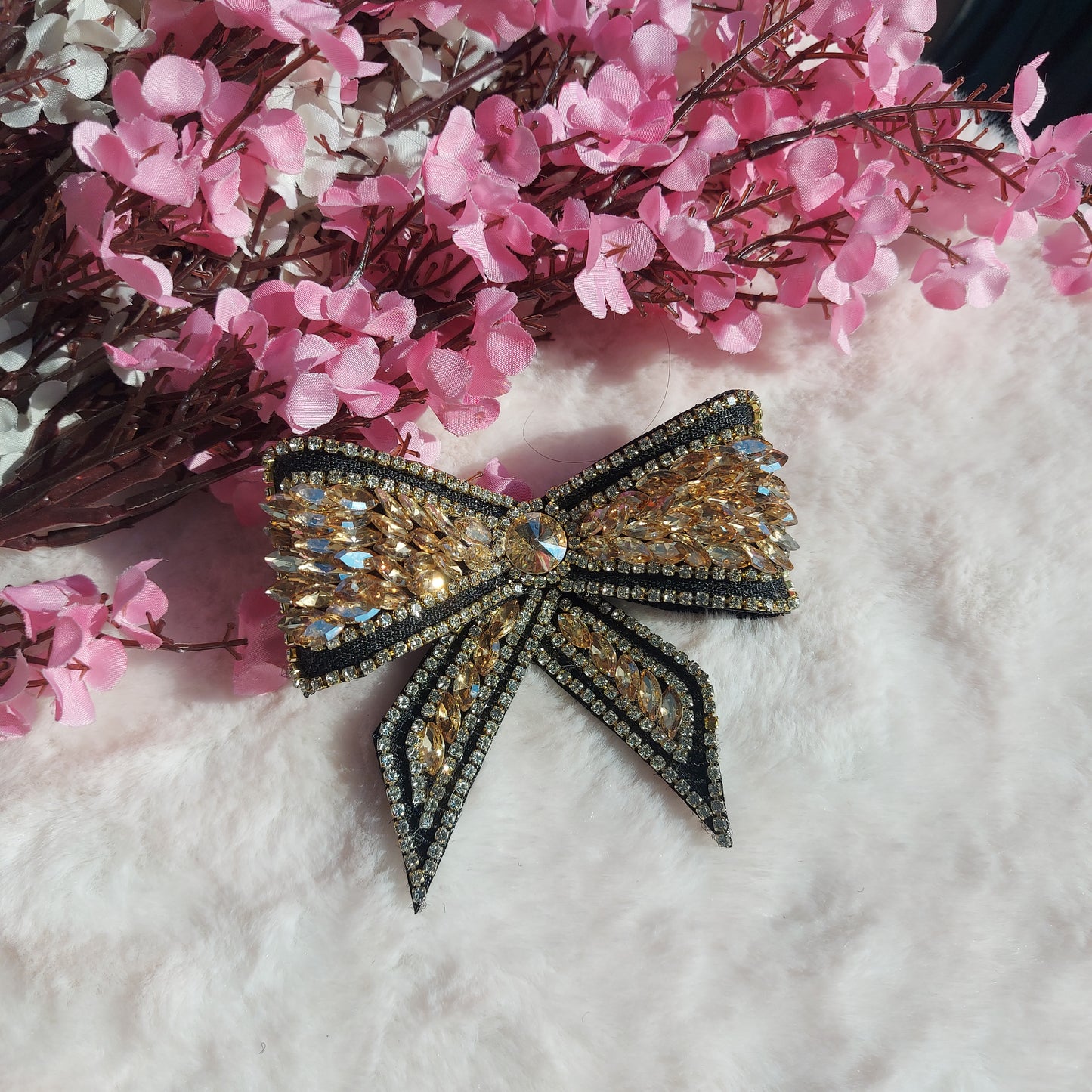 Golden Aura - Bejewelled Hairbow