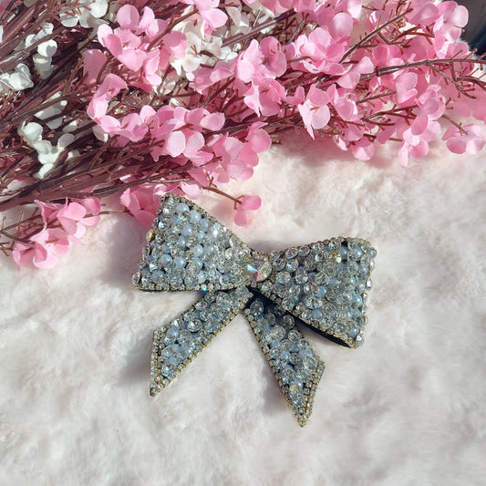 Crystal Bloom- Bejewelled Hairbow