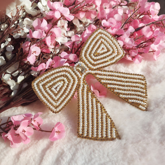 Elara Gold - Bejewelled Hairbow