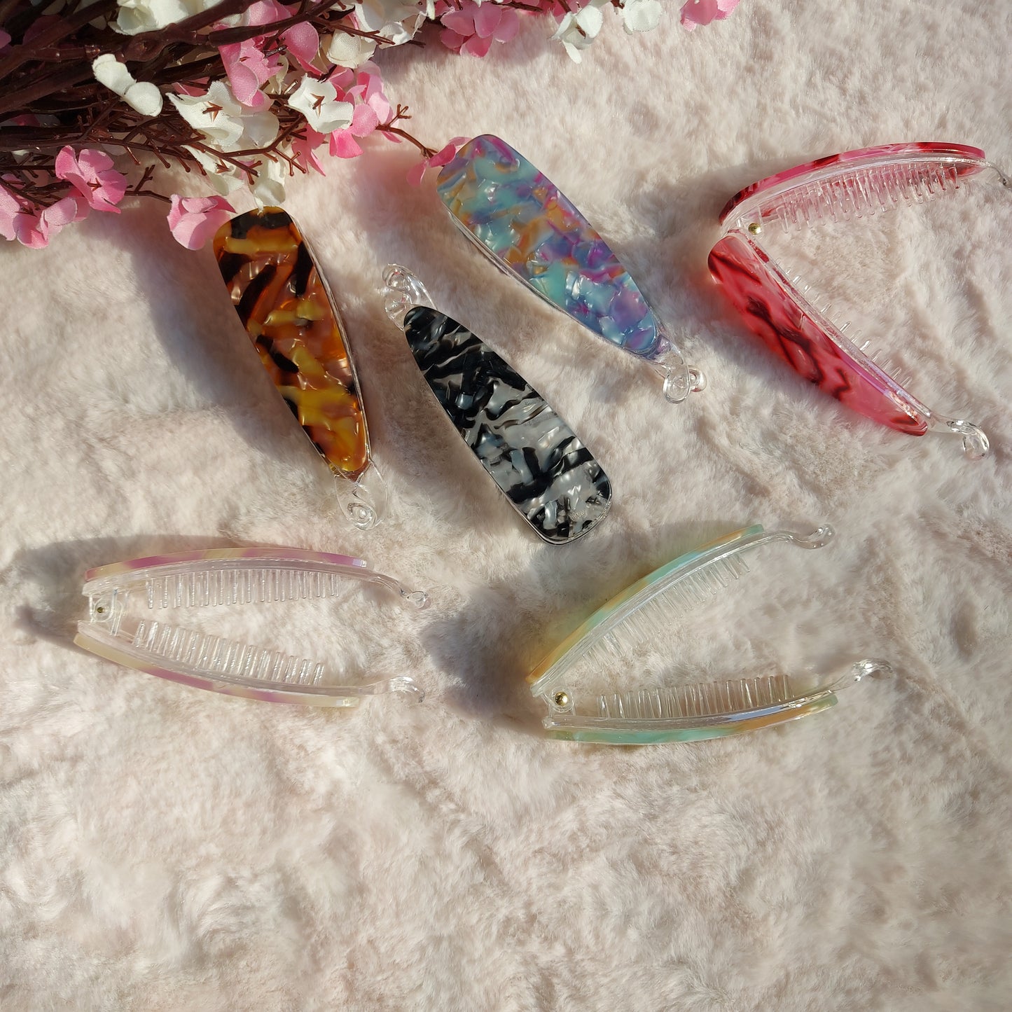 BOFEINI Premium Banana Hairclip for Women – 9.5CM | Strong Grip Long Hair Clip | Daily & Party Wear