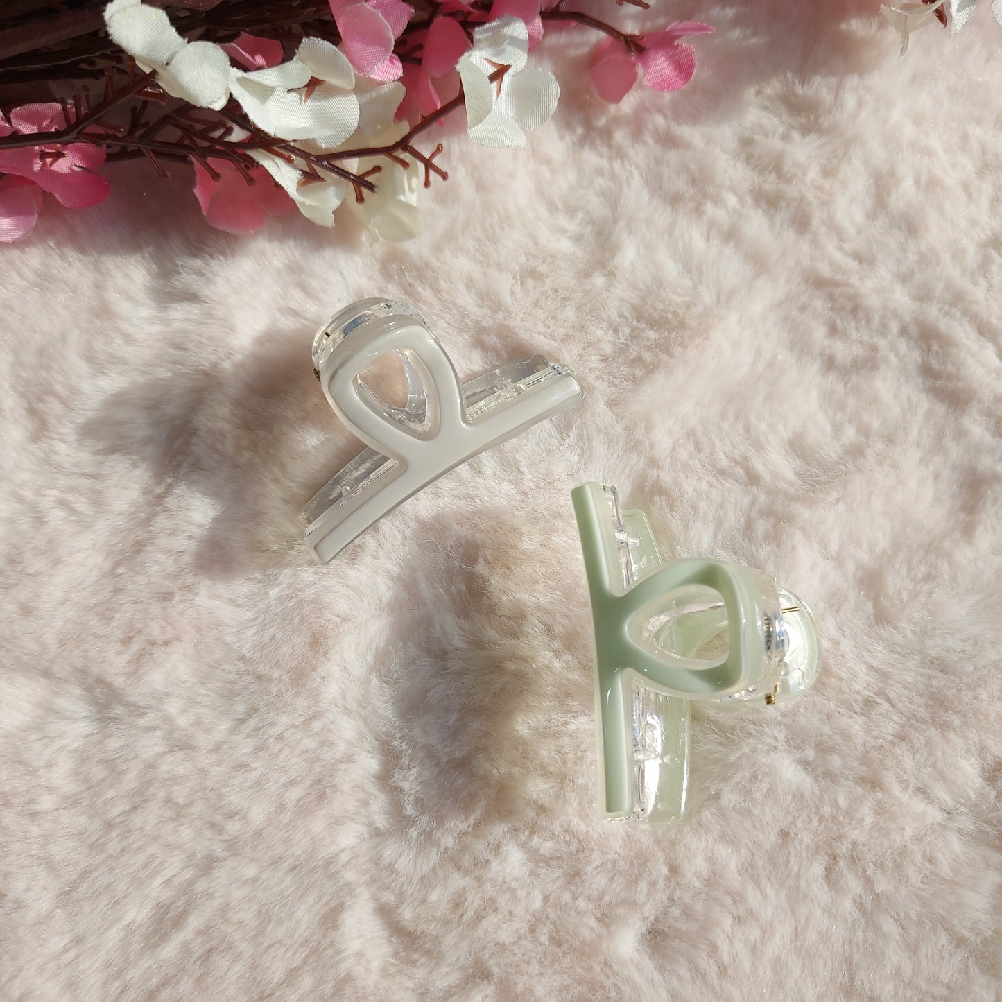 BOFEINI Pastel T-Shaped Hair Clawclip – 4.5CM | Mini Strong Grip Clip for Daily Use