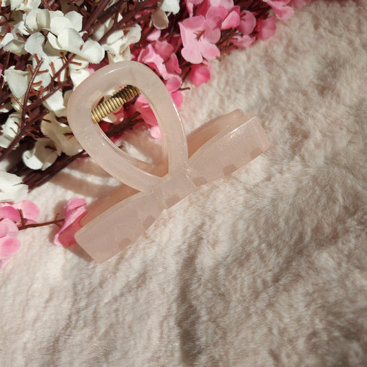 T-Shaped Shimmery Hair Claw Clip 8CM | Strong Grip Glossy Claw for Women & Girls