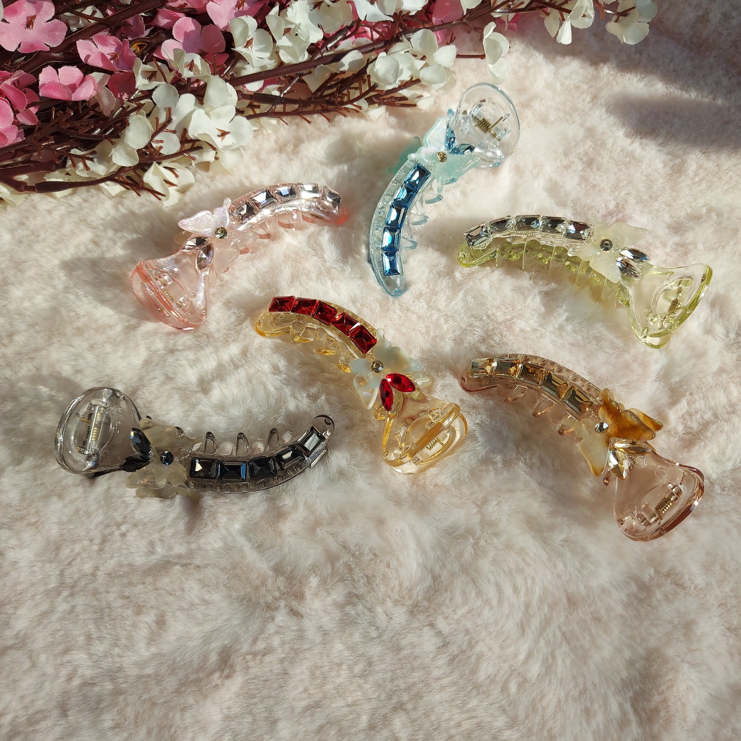 Crystal Arc Luxe Hair Claw [7CM]