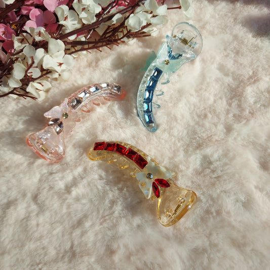 Crystal Arc Luxe Hair Claw [7CM]